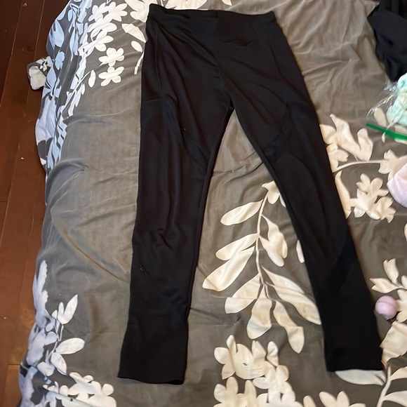 Leggings, black, 90% polyester,10% spandex - Picture 1 of 3